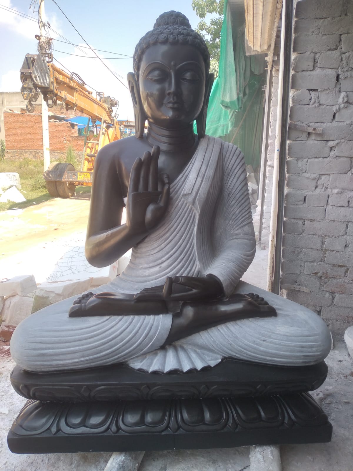 Buddha marble statues -